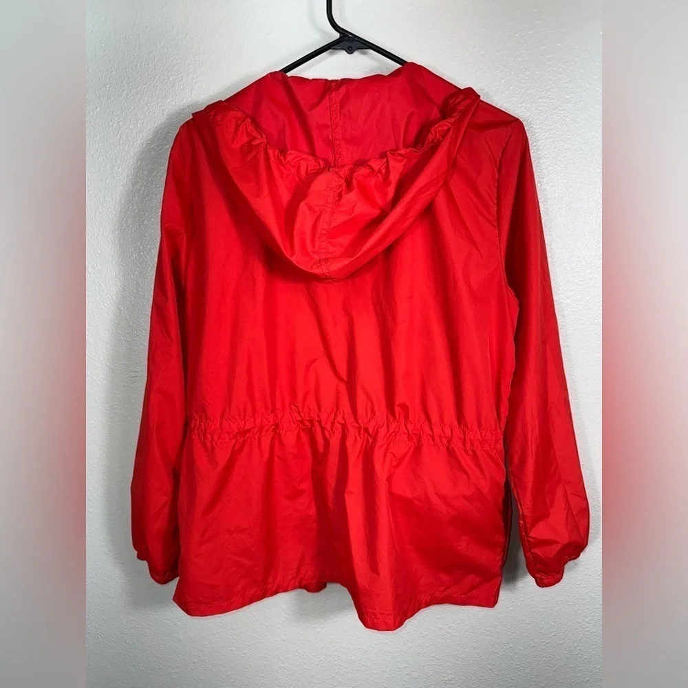 J.Crew Mercantile Red packable jacket, windbreaker women’s size small MERCANTILE